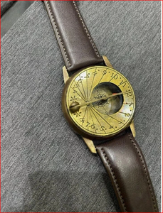 ALFA-NAUTICAL Brass Steampunk Round Electroplated Wrist Clock Lot of 20 Nautical Sundial Business Gift - Product Image 4