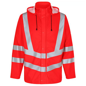 Construction Safety Uniform Reflecting Workwear High Visibility Safety Clothing Security <b>Worker</b> <b>Jackets</b> - Product Image 1