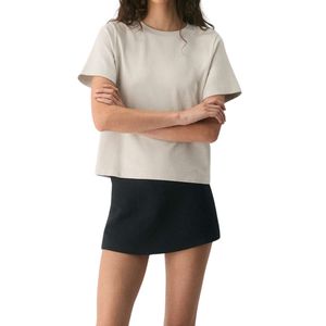 Casual T Shirts Women Slim Fit Tees Short Sleeve Summer Ladies Basic Solid Top OEM ODM Manufacturer Custom Wholesale Bulk - Product Image 5