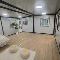 Maison de bureau modulaire Starshine, bureau conteneur à deux chambres en kit, bâtiment conteneur préfabriqué pour stockage