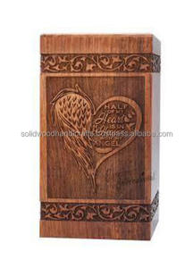 Urnas de cremación para adultos Urnas de madera para adultos Urnas funerarias Tamaño personalizado Suministros funerarios - Product Image 3