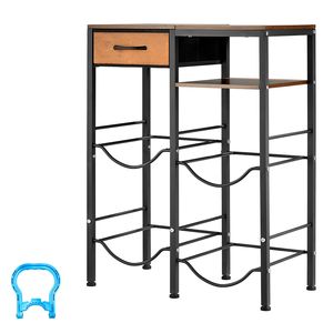 Support à 4 niveaux double rangée robuste pour bouteilles d'eau de 3 à 5 gallons – Organisateur de rangement de cuisine - Product Image 1