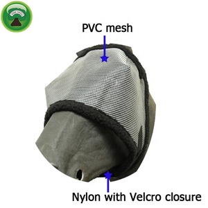 Masque anti-mouches pour cheval \ Masque anti-mouches pour cheval en maille PVC personnalisé de haute qualité \ Voile anti-mouches pour cheval - Product Image 5