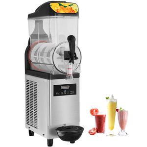 Macchina Commerciale per Slushy in Acciaio Inox da 12L/3.2Gal, 50 Bicchieri, Tre Contenitori, per Margarita e Smoothie, Produttore di Bevande Congelate - Product Image 1