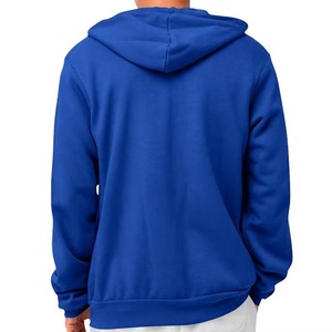 Sweat-shirt en molleton à capuche jaune pour homme, coupe classique, décontracté, couleur unie, avec poches, respirant, tricoté, pour l'automne - Product Image 4