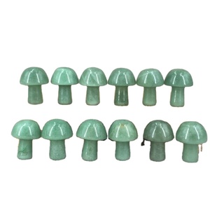 Aventurina Verde Natural Tallada en Forma de Hongo, Cristal Curativo de Aventurina para Reiki, Meditación, Decoración Feng Shui, Venta al por Mayor - Product Image 6