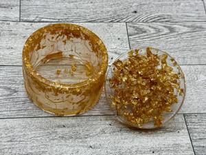 Boîte à Bijoux en Résine Florale Personnalisée de Qualité Supérieure, Faite à la Main, Organisateur Décoratif pour Bijoux, Petit Cadeau en Résine - Product Image 4