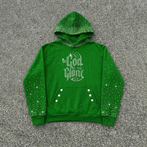 Sudadera con Capucha Personalizada para Hombre CLOVIX SPORTS, 100% Algodón, Diseño con Bordado y Estampado Puff, Fabricante de Sudaderas al por Mayor - Product Image 2