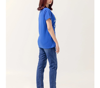T-shirts pour femmes sur mesure, 100% coton, OEM, haute qualité, t-shirts décontractés pour femmes, hip hop, pour impression personnalisée