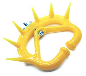 Anillo Nasal de Plástico Amarillo para Destete de Terneros, Modelo Veterinario MSP-600, Marca Personalizada para Gestión de Terneros y Vacas - Product Image 3