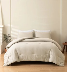 Vente en gros de 4 pièces de literie de luxe, toutes tailles, design moderne pour hôtel, ensemble de draps de lit - Product Image 5