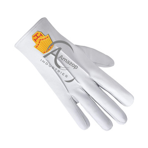 Gants de Cérémonie en Cuir Blanc de Haute Qualité pour Chapitre Royal Arch, Régalia Maçonnique, Gants de Grand Prêtre - Product Image 3