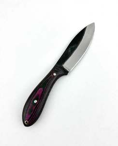 Cuchillo Utilitario Forjado a Mano en Acero con Alto Contenido de Carbono, Mango de Madera en Capas, Herramienta Artesanal - Product Image 2
