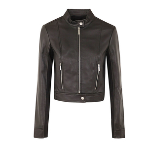 Elegant Women <b>Real</b> <b>Leather</b> <b>Jacket</b> Soft Genuine <b>Leather</b> Modern Fashion Slim Fit Outerwear Ladies <b>Jackets</b> For Sale - Product Image 1