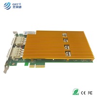 Carte réseau Intel I350AM4, adaptateur de bypass de serveur Gigabit Ethernet à quatre ports fibre optique 1G