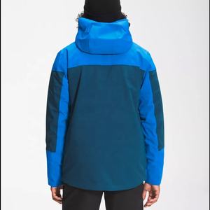 Chaqueta de esquí impermeable de 20.000mm con diseño de panel personalizado para hombre, chaqueta de esquí acolchada de alta calidad para mujer, chaqueta de esquí aislada para invierno - Product Image 3