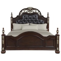 Neues Klassisches Möbelset Maximus Mahagoni Schlafzimmer-Set Luxuriöses Amerikanisches Zeitgenössisches Design Markante Ausführung Gepolstertes Holz