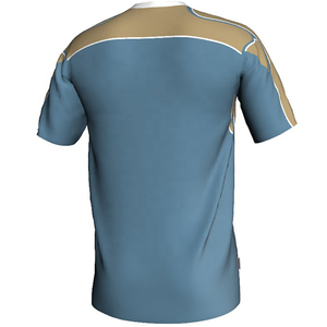 Nueva Llegada, Jersey de Fútbol Transpirable Personalizado, 100% Poliéster, Precio al por Mayor, Diseño de Color Personalizado, Ropa Deportiva Unisex Corta - Product Image 6