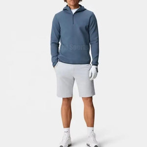 เสื้อฮู้ดซิปครึ่งตัวผู้ชาย ดีไซน์ล่าสุด ผลิตในปากีสถาน สไตล์สตรีท ขายส่งเสื้อฮู้ดซิปครึ่งตัว - Product Image 3