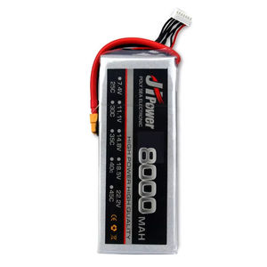 8000mAh 6S 25C Lipo 22.2V แบตเตอรี่โดรนควบคุมจากโรงงาน Guangdong ปลั๊ก XT60 168x65x51mm 1160g ได้รับการรับรอง CE - Product Image 2