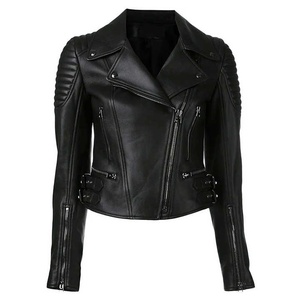 Veste en <span class=keywords><strong>cuir</strong></span> véritable, veste en <span class=keywords><strong>cuir</strong></span> de vachette pour femmes, nouvelle collection, prix de gros avantageux, veste en <span class=keywords><strong>cuir</strong></span> véritable - Product Image 1