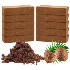 Bloques de Turba de Coco para Horticultura, Ecológicos, Biodegradables, Sustrato para Germinación de Semillas y Propagación de Plantas - Product Image 1
