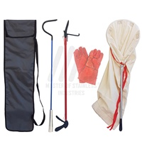 Offre de réduction de 25 % sur les fournitures pour reptiles, kit d'outils pour manipuler les serpents, équipement forestier, outils pour reptiles, kit de capture de serpents, 5 pièces, extérieur, CE