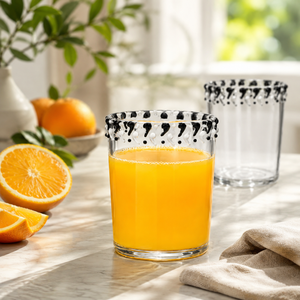 Handmade Borosilicate 290ml Clear Drinking Tumblers Lead-Free Whisky <b>Water</b> Juice <b>Glasses</b> Reusable Bulk - Product Image 1