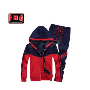 Nuevas llegadas niños negro algodón polar chándal niños francés Terry chándal hecho por FHA - Product Image 1