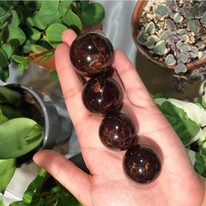 Chakralume Boule de Cristal Rouge Naturelle Polie Pierre de Guérison Reiki Méditation Feng Shui Décoration Énergétique Pyramide Ange Inde - Product Image 6
