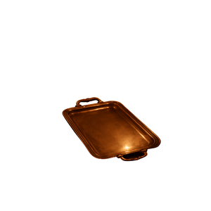 Bandeja de Cobre Puro Hecha a Mano, Martillada, para Servir, Decoración del Hogar, Bienestar, Yoga, Meditación, Ecológica, Vida Moderna - Product Image 4
