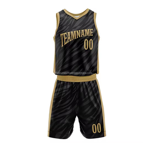 Service OEM, sur mesure, maillots de basket-ball unisexes de haute qualité, respirants, imprimés, grandes tailles, ensembles d'uniformes d'équipe, évacuation de l'humidité - Product Image 2