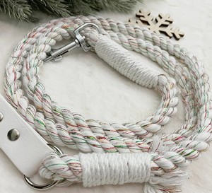 Correa para Perro Hecha a Mano con Cuerda de Algodón - Product Image 1