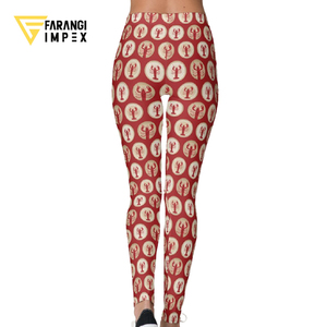 Custom Women's Tournament Fishing Tights Four Way Stretch <b>Polyester</b> Spandex Lightweight Construction UPF 50+ Breathable <b>Leggings</b> - Product Image 5