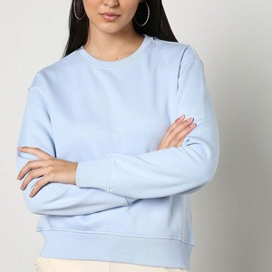 Sudadera Extra Grande para Mujer, 100% Algodón, Cuello Redondo, Logotipo 3D Premium, Sudadera Extra Grande al por Mayor - Product Image 5