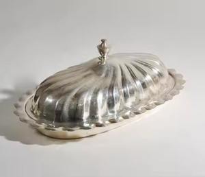 Organisateur de comptoir en métal, boîte à beurre avec couvercle, récipient pour beurre, pour table à manger, petit-déjeuner - Product Image 5