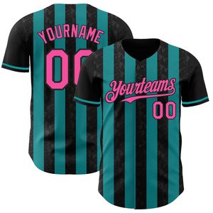 Custom Baseball Uniform Full Button Printed Short Sleeve Breathable Unisex Polyester Jersey Bulk Wholesale - Product Image 3