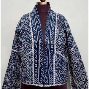 Chaqueta Acolchada 100% Algodón Puro, Ecológica y Transpirable, Diseño Floral Vintage para Mujeres y Niñas - Product Image 2