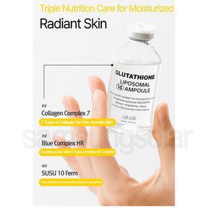 [RiRe] Glutathione Liposomal 14 Ampoules pour le soin des taches brunes et sérum facial apaisant professionnel longue durée - Product Image 2