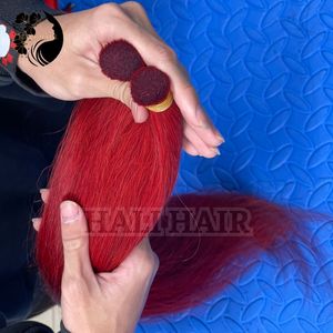 Haute qualité en vrac 100% Remy Style droit vietnamien Extensions de cheveux humains doux soyeux sans enchevêtrement cheveux teints Double dessiné - Product Image 4