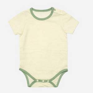 JALBEBE Body Neonato Traspirante in Tessuto a Maniche Corte con Chiusura a Bottoni in Morbido Cotone, Unisex, Estivo, in Rete, Vendita all'Ingrosso - Product Image 3
