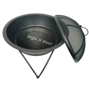 Brasero de Hierro de Lujo con Soporte de Alambre y Pintura Resistente al Calor, Diseño Independiente, Calentador Exterior para Leña/Carbón - Product Image 1