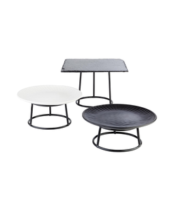 ชั้นวางอาหารบุฟเฟ่ต์โลหะพรีเมียมสำหรับงานจัดเลี้ยง - Product Image 1