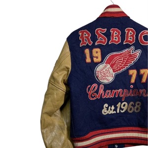 Latest Casual Canvas Varsity <b>Jacket</b> OEM Outdoor Winter Chenille Patch Embroidered Front Waterproof Breathable Windproof Mandarin - Product Image 6