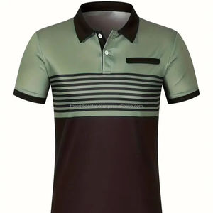 Nueva camiseta de verano de moda para hombre, ropa deportiva informal de manga larga, polos de algodón ajustados, polos para hombre - Product Image 1