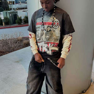 Camisetas Personalizadas de Manga Corta Extra Grandes para Hombre, 100% Algodón, Alta Calidad, Antiarrugas, Transpirables - Product Image 4