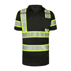 เสื้อโปโลสะท้อนแสงสำหรับผู้ชาย แขนสั้น ปลอดภัย ใส่ทำงานได้ สวมใส่สบาย แห้งเร็ว รับสกรีนโลโก้ตามแบบ - Product Image 1