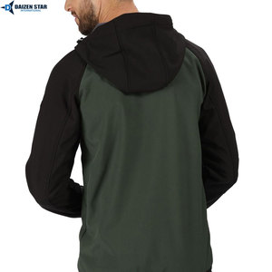 DAIZEN <b>STAR</b> INTERNATIONAL Men's Navy Hooded Fleece Bomber <b>Jacket</b> Waterproof Windproof Zipper Front Casual Outdoor Winter Regular - Product Image 2
