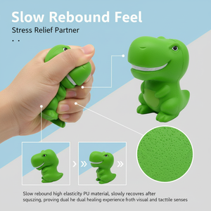 Giocattolo Morbido a Lenta Risposta, Simpatico Piccolo Dinosauro in Schiuma PU, Antistress, Ornamento Animale Cartoon - Product Image 4