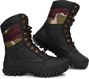 Botas de cuero genuino duraderas para hombre, botas de tobillo resistentes con cordones, suela antideslizante, forro interior suave, ideales para el trabajo y viajes. - Product Image 5